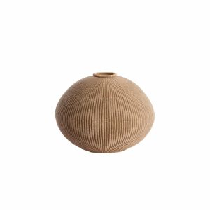 Light & Living vaas Valerie – bruin – Ø35cm Light & Living vaas Valerie – bruin – Ø35cm