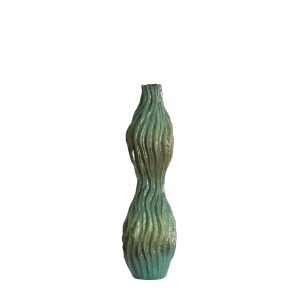 Light & Living vaas Vania – blauw – 21.5x21x76cm Light & Living vaas Vania – blauw – 21.5x21x76cm