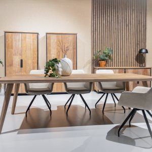 Livingfurn eetkamertafel Tomar – 260cm – teakhout Livingfurn eetkamertafel Tomar – 260cm – teakhout