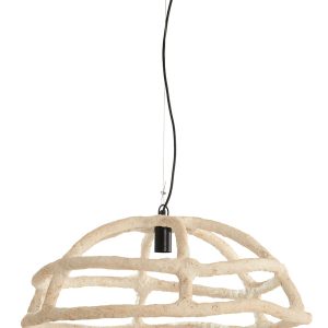 Light & Living hanglamp PORILA – bruin – Ø70x38cm Light & Living hanglamp PORILA – bruin – Ø70x38cm