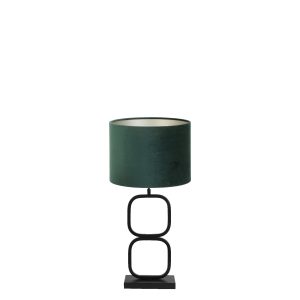 Light & Living tafellamp Lutika/Velours – zwart, donkergroen – 30x30x6 Light & Living tafellamp Lutika/Velours – zwart, donkergroen – 30x30x6