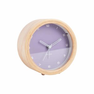 Karlsson wekker Gentle – paars – Ø11.8cm Karlsson wekker Gentle – paars – Ø11.8cm