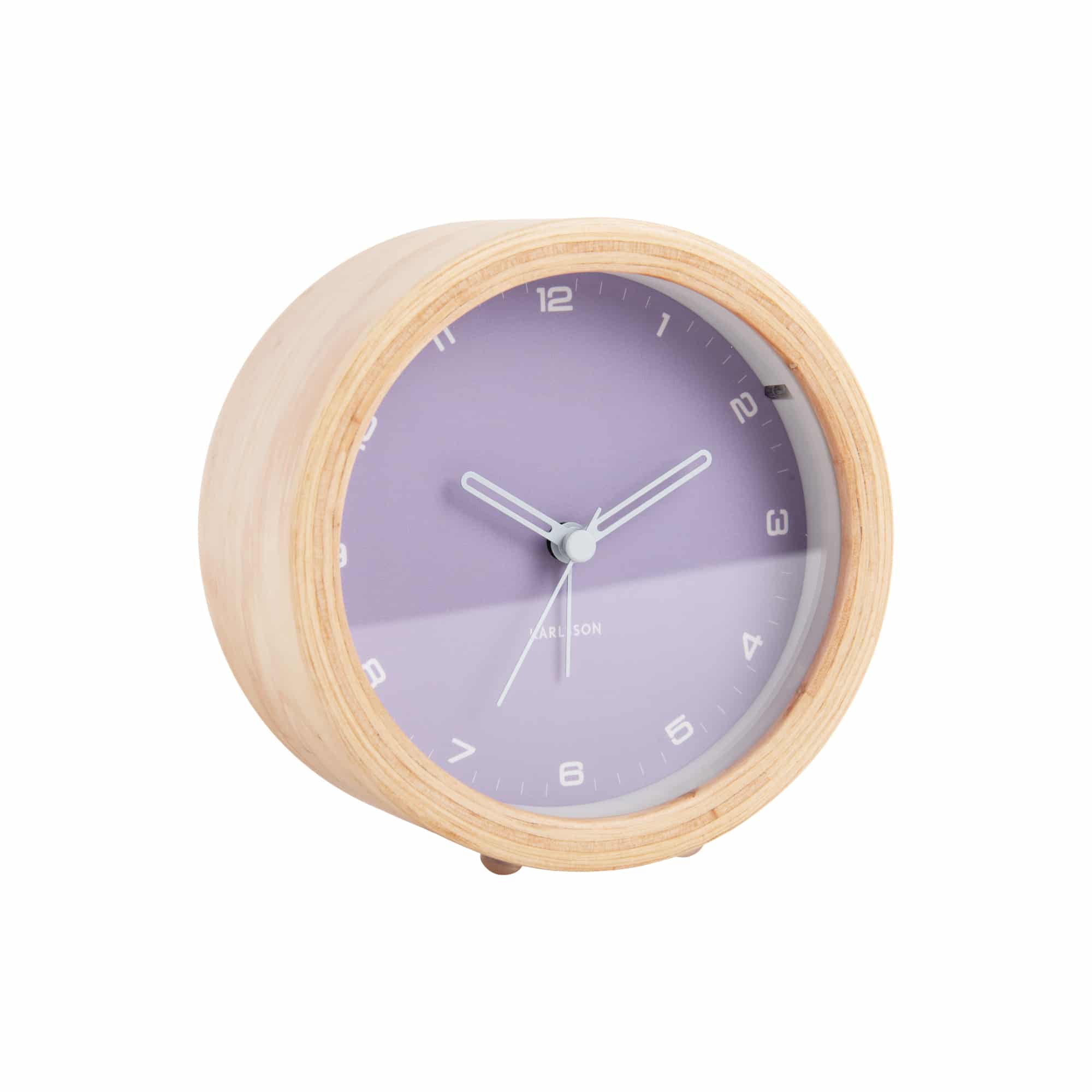 Karlsson wekker Gentle - paars - Ø11.8cm