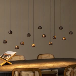 Lucide hanglamp MONTANA – Geïntegreerde LED – Koffie Lucide hanglamp MONTANA – Geïntegreerde LED – Koffie
