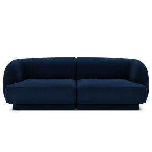 Micadoni Bank Miley 2-zits, flueel, koningsblauw – 90x180x70cm Micadoni Bank Miley 2-zits, flueel, koningsblauw – 90x180x70cm