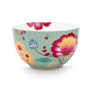 Pip Studio Kom – Blooming Tales – Lichtblauw – 23cm Pip Studio Kom – Blooming Tales – Lichtblauw – 23cm