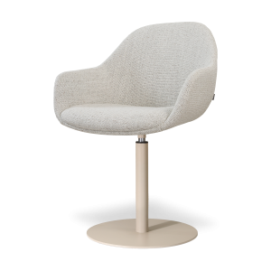 Nolon Niva-Mae tulp eetkamerstoel beige gemêleerd – beige onderstel Nolon Niva-Mae tulp eetkamerstoel beige gemêleerd – beige onderstel