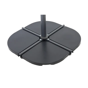 Nest outdoor Jeppe tegels zwart voor parasolvoet – set van 4 Nest outdoor Jeppe tegels zwart voor parasolvoet – set van 4