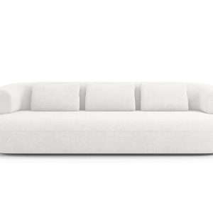 Micadoni Bank Jenny 4-zits, boucle, ivoor – 90x226x73cm Micadoni Bank Jenny 4-zits, boucle, ivoor – 90x226x73cm