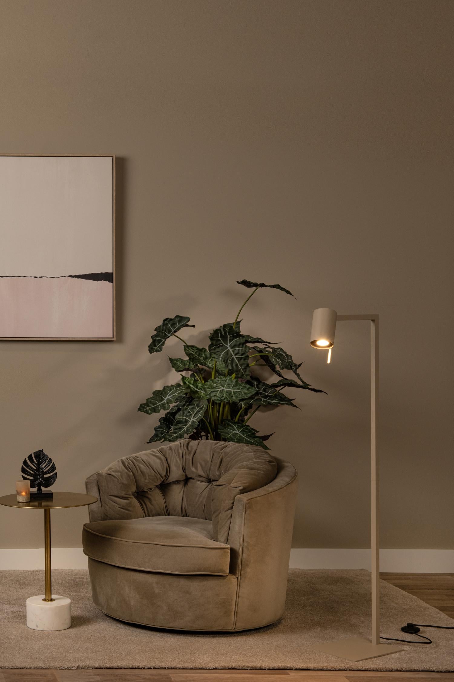 Lucide leeslamp LESLEY - 1xGU10 - Taupe