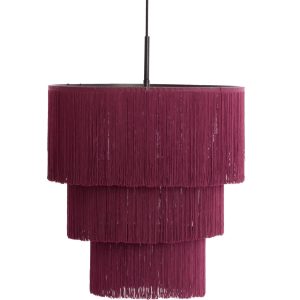Light & Living hanglamp MALAIKA – paars – Ø45x50cm Light & Living hanglamp MALAIKA – paars – Ø45x50cm