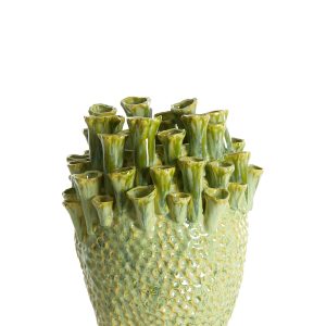 Light & Living vaas KYRAL – Ø29x33cm – groen Light & Living vaas KYRAL – Ø29x33cm – groen