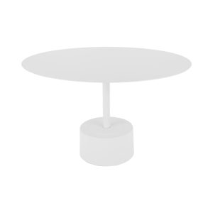Leitmotiv bijzettafel Nowa Low – wit – Ø55cm Leitmotiv bijzettafel Nowa Low – wit – Ø55cm