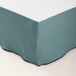 Madura Hoes voor boxspring Carlina groen van grijze en zwarte hommel 1 Madura Hoes voor boxspring Carlina groen van grijze en zwarte hommel 1