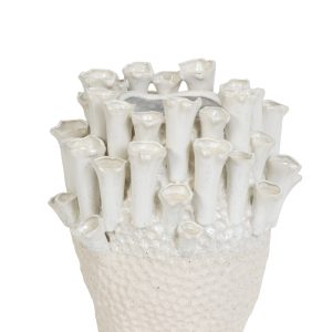 Light & Living vaas KYRAL – Ø27.5×27.5cm – wit Light & Living vaas KYRAL – Ø27.5×27.5cm – wit