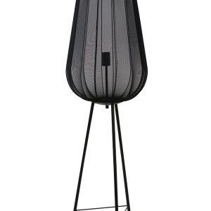 Light & Living vloerlamp PLUMERIA – 42x42x132cm – zwart Light & Living vloerlamp PLUMERIA – 42x42x132cm – zwart