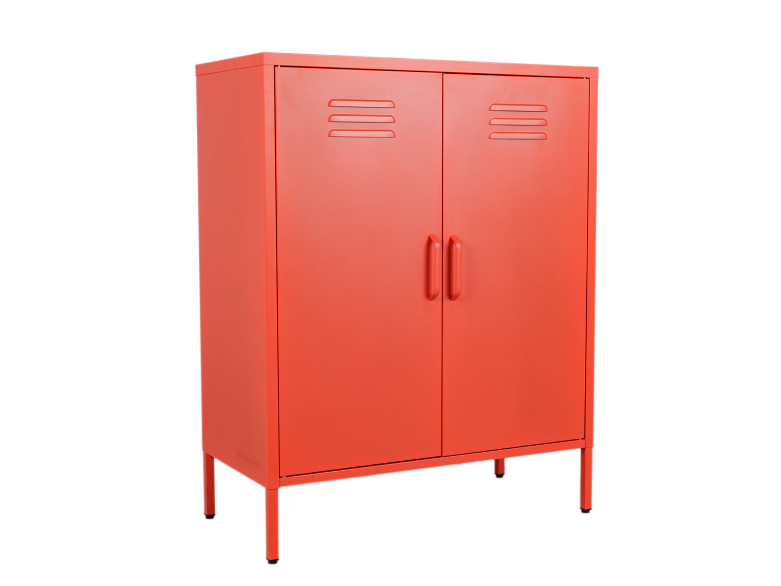 MaximaVida metalen lockerkast Finn 80 x 40 x 102 cm zacht oranje - 2 s
