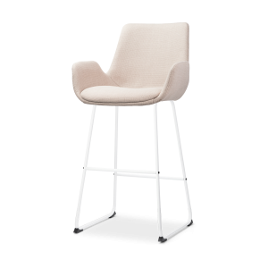 Nolon Nino-Eef Barkruk Beige – met Armleuning – Wit – 75 cm Nolon Nino-Eef Barkruk Beige – met Armleuning – Wit – 75 cm