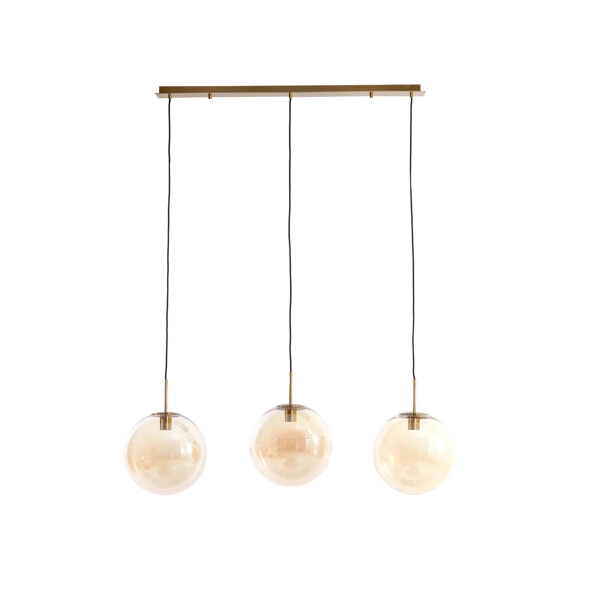Light & Living hanglamp Medina - oranje - 120x30x30cm