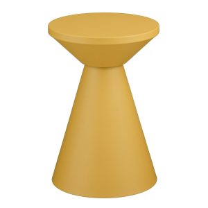 Mica Decorations Jim Bijzettafel – H45 x Ø31 cm – IJzer – Okergeel Mica Decorations Jim Bijzettafel – H45 x Ø31 cm – IJzer – Okergeel