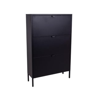 MaximaVida metalen locker schoenenkast Finn 25 x 80 x 125 cm zwart MaximaVida metalen locker schoenenkast Finn 25 x 80 x 125 cm zwart