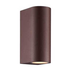 Nordlux Dion Double Wandlamp Roest – GU10 Fitting – 2-lichtpunten Nordlux Dion Double Wandlamp Roest – GU10 Fitting – 2-lichtpunten