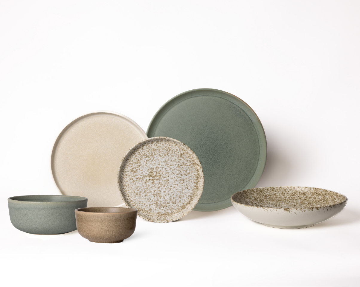 Mimo Homeware serviesset Ocean Breeze & Broken Shells - 6-delig - 2 pe