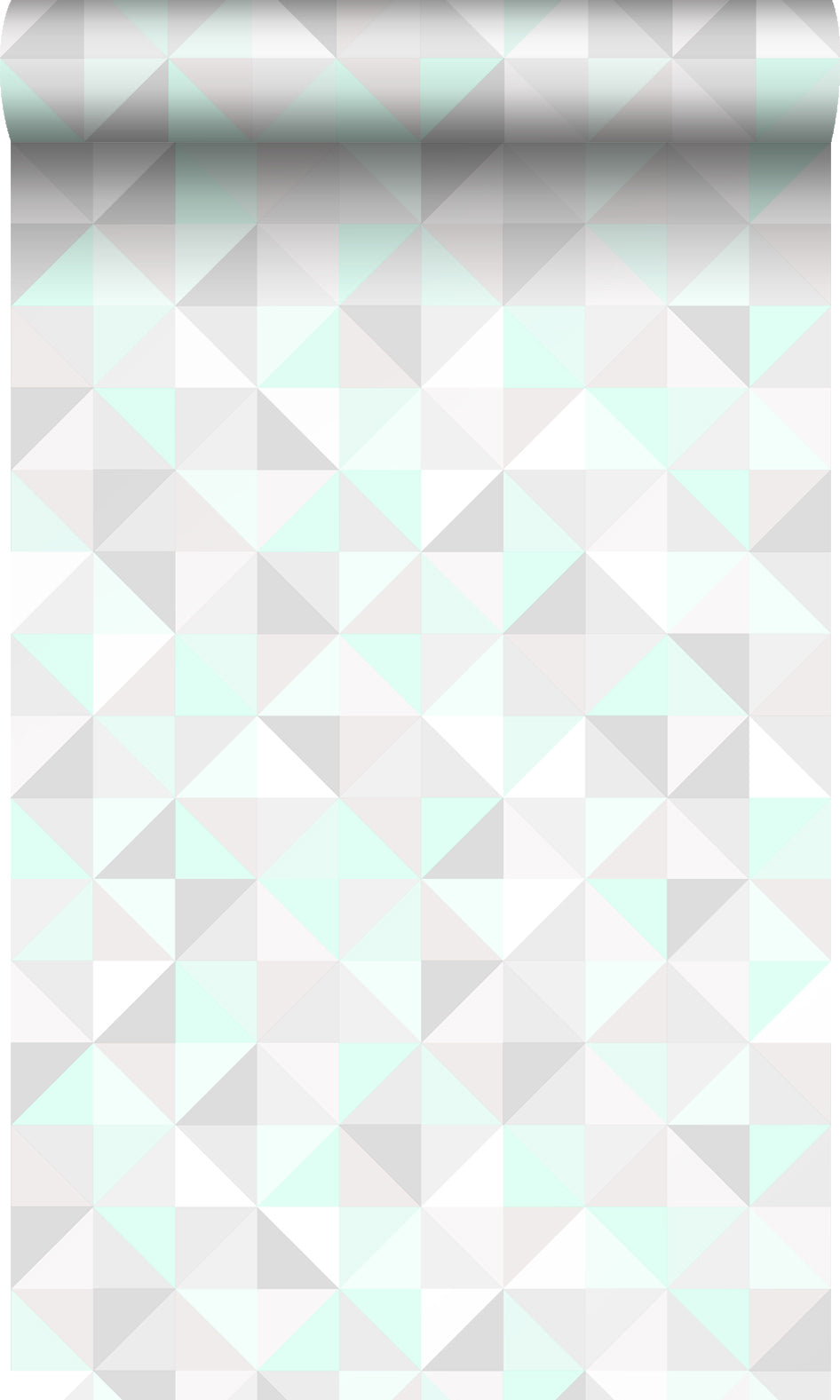 Origin Wallcoverings behang driehoekjes grijs 53 cm x 10.05 m 337206
