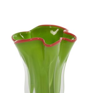 Light & Living vaas KAZUNO – Ø22x27cm – groen Light & Living vaas KAZUNO – Ø22x27cm – groen