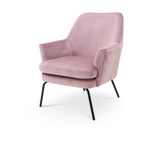 Lisomme Jez velvet fauteuil roze Lisomme Jez velvet fauteuil roze
