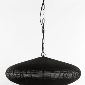 Light & Living hanglamp BAHOTO – Ø60x23cm – zwart Light & Living hanglamp BAHOTO – Ø60x23cm – zwart