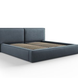 Micadoni Opbergbed met hoofdeinde Jodie 200x200cm, structurele stof, b Micadoni Opbergbed met hoofdeinde Jodie 200x200cm, structurele stof, b