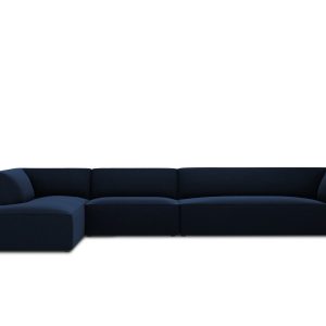 Micadoni linker hoekbank Ruby 5-zits, flueel, koningsblauw – 180x366x6 Micadoni linker hoekbank Ruby 5-zits, flueel, koningsblauw – 180x366x6