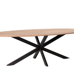 Livingfurn eetkamertafel – Ovaal – Acaciahout – 240 cm – bruin Livingfurn eetkamertafel – Ovaal – Acaciahout – 240 cm – bruin