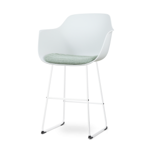 Nolon Nino-Liz Barkruk Wit – Zacht Groen Kussen – Wit Frame – 75 cm Nolon Nino-Liz Barkruk Wit – Zacht Groen Kussen – Wit Frame – 75 cm