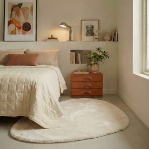 Mrcarpet Organisch Hoogpolig vloerkleed Extra Zacht Fluffy – Creme 200 Mrcarpet Organisch Hoogpolig vloerkleed Extra Zacht Fluffy – Creme 200