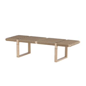 Nest living Jukka metalen bankje naturel – 140 x 36 cm Nest living Jukka metalen bankje naturel – 140 x 36 cm