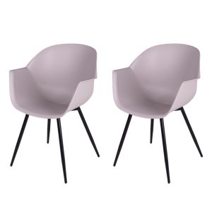 MaximaVida eetkamerstoel Cuyp XXL taupe conische stoelpoten- 2 stuks MaximaVida eetkamerstoel Cuyp XXL taupe conische stoelpoten- 2 stuks