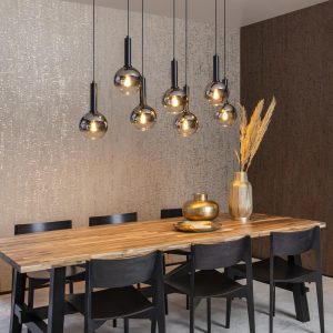 Lucide hanglamp MARIUS – 7xE27 – Zwart Lucide hanglamp MARIUS – 7xE27 – Zwart
