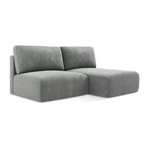 LaMiaSofa hoekbank rechts Ostia – chenille stof – grijs – 210x149x79 LaMiaSofa hoekbank rechts Ostia – chenille stof – grijs – 210x149x79