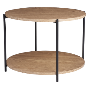 Lisomme Lina Ronde Houten Salontafel Ø 55 cm – Naturel Lisomme Lina Ronde Houten Salontafel Ø 55 cm – Naturel
