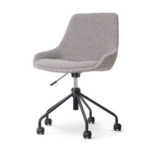 Nolon Nout-Isa Bureaustoel Bouclé Taupe – Stof – Zwart Onderstel Nolon Nout-Isa Bureaustoel Bouclé Taupe – Stof – Zwart Onderstel