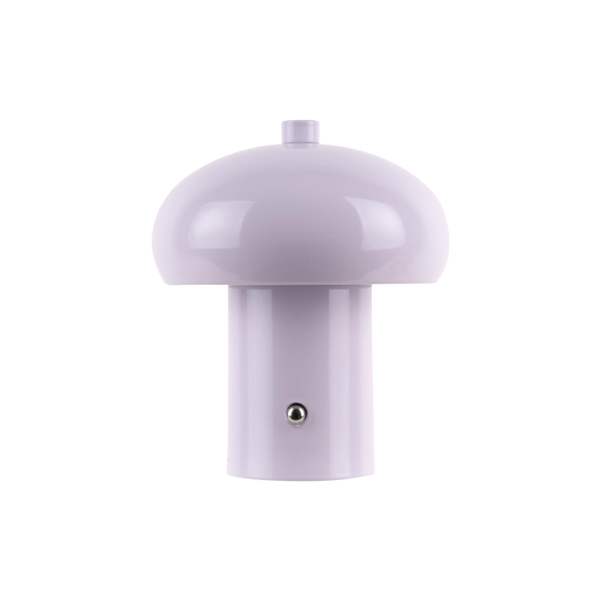 Leitmotiv tafellamp Retro Seta LED - paars - 12.5x12.5x15cm - Paddenst
