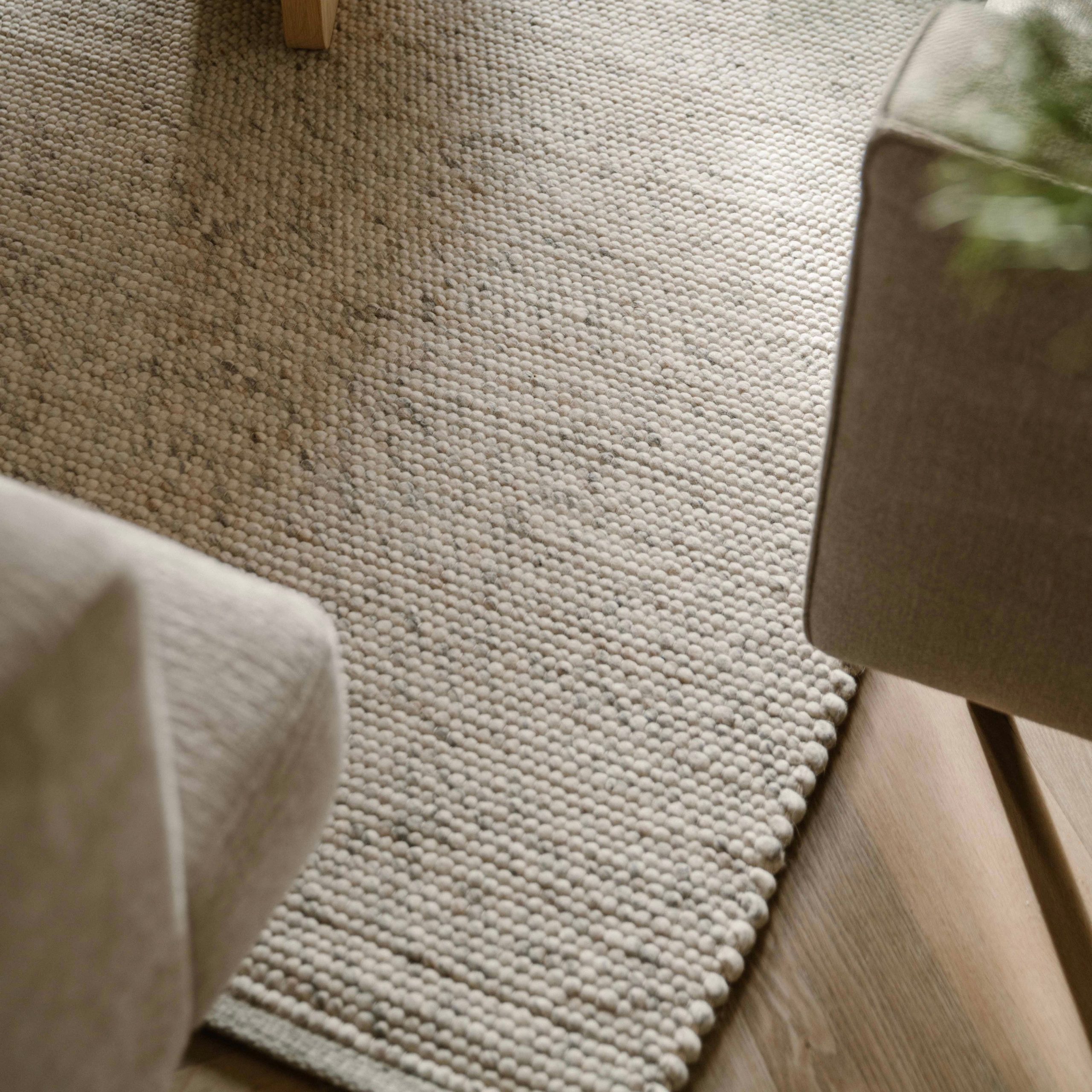 Mrcarpet wollen vloerkleed Gotland - beige/gemeleerd - 200x290cm (popu