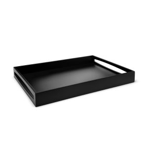 Leopold Vienna – Dienblad rechthoek 55x40x6cm MDF zwart Leopold Vienna – Dienblad rechthoek 55x40x6cm MDF zwart
