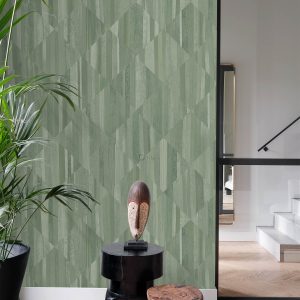 Origin Wallcoverings fotobehang 3D-houtmotief vergrijsd groen – 150 x Origin Wallcoverings fotobehang 3D-houtmotief vergrijsd groen – 150 x