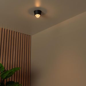 Lucide plafonnière RIGON – Geïntegreerde LED – Zwart Lucide plafonnière RIGON – Geïntegreerde LED – Zwart