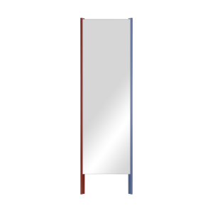 noo.ma Lun Leaning Mirror – twee-tone houten staande spiegel Auburn Re noo.ma Lun Leaning Mirror – twee-tone houten staande spiegel Auburn Re
