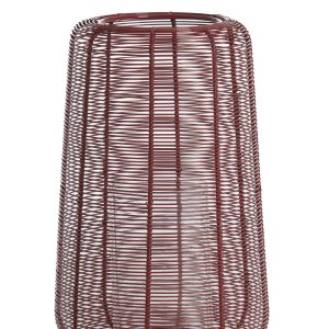 Light & Living windlicht ADETA – Ø19.5x30cm – rood