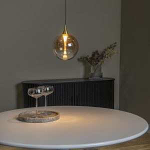 Lucide hanglamp GISELA – Geïntegreerde LED – Amber Lucide hanglamp GISELA – Geïntegreerde LED – Amber